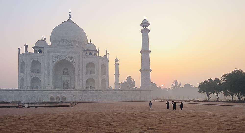 Taj Mahal at dawn