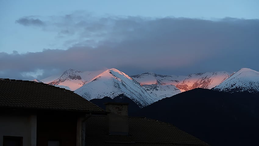 Staying in the Snomads Chalets in Bansko: Review 2 Snomads view