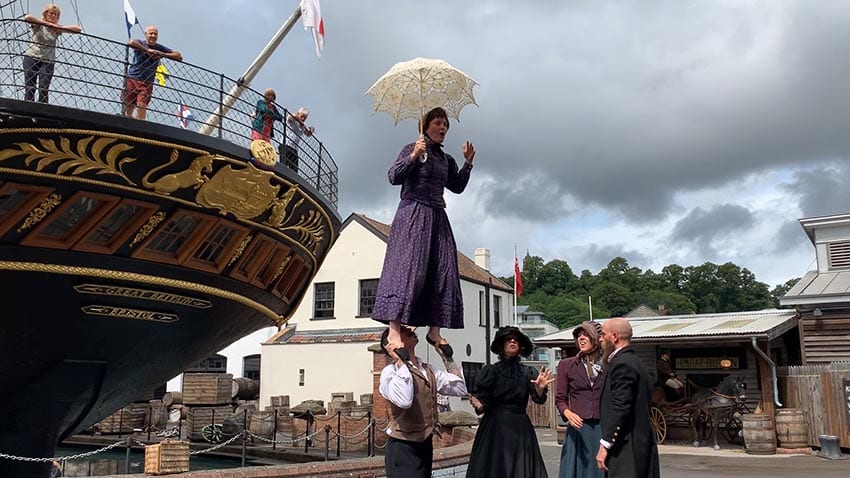 Invisible Circus at the SS Great Britain