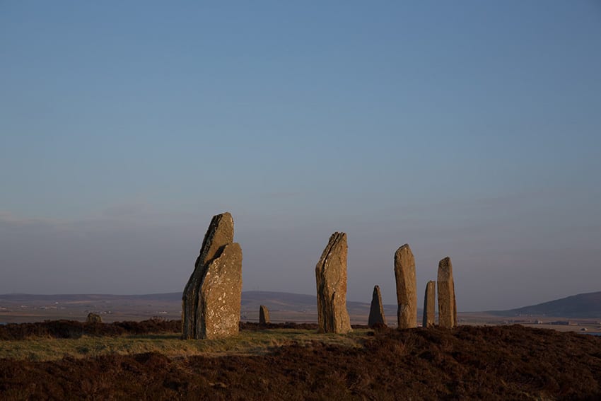 Guide to 17 Amazing UNESCO Heritage Sites in the UK 13 Neolithic standing stones against a blue sky