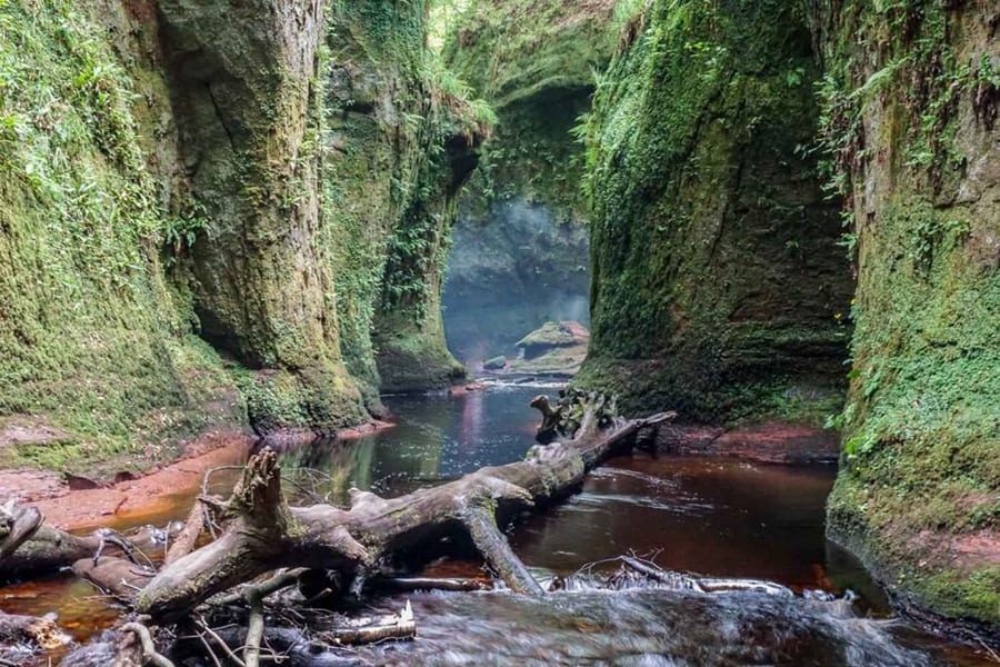Devils Pulpit Finnich Glen Scotland