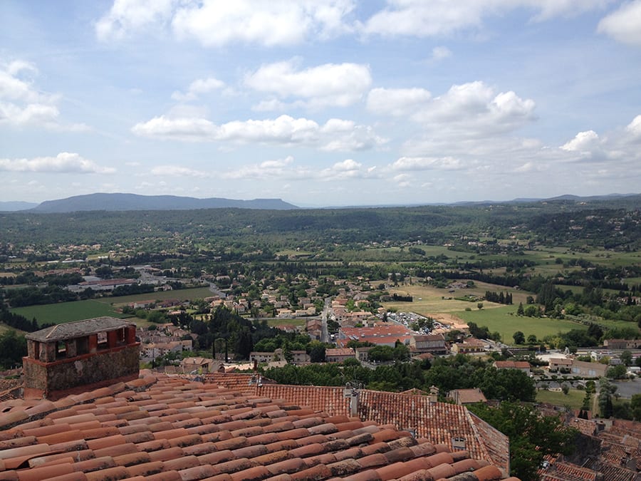 View from the tower inFayence