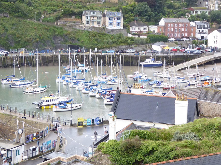 10+ of the Best Weekends in Devon 9 The bay at Ilfracombe with yachts in the by and houses around it one of the best weekends in Devon