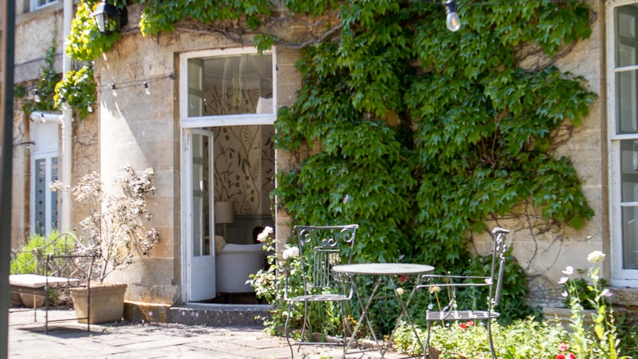 The Burleigh Court Hotel & Restaurant, Luxury in the Cotswolds 31 courtyard