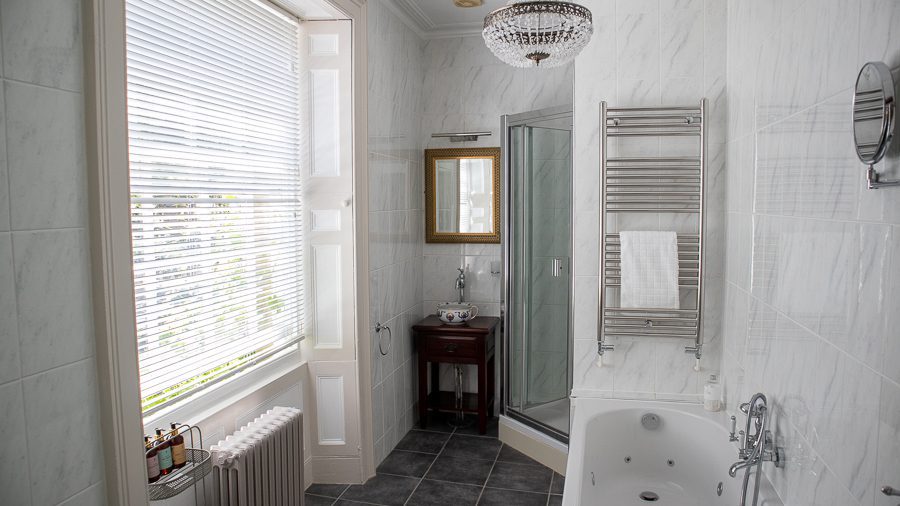 The Burleigh Court Hotel & Restaurant, Luxury in the Cotswolds 10 spa bathroom