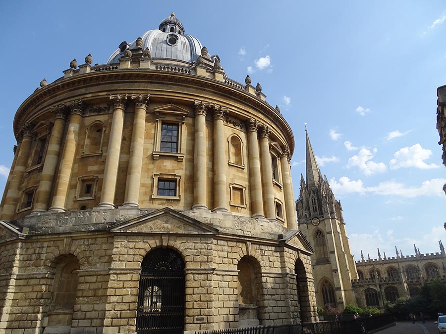 The Absolute Best Cities In The Uk To Visit With Map 18 the round building of Radcliffe Camera with bricks to the lower part and pillared upper area