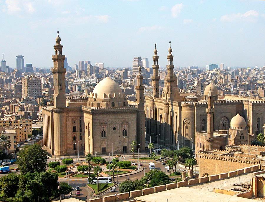12 Amazing Unesco Heritage Sites In Africa 9 The old mosque in Cairo with the modern city behind