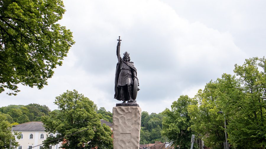 The Absolute Best Cities In The Uk To Visit With Map 20 Winchester on of the cities outside London showing the statue of King Alfred