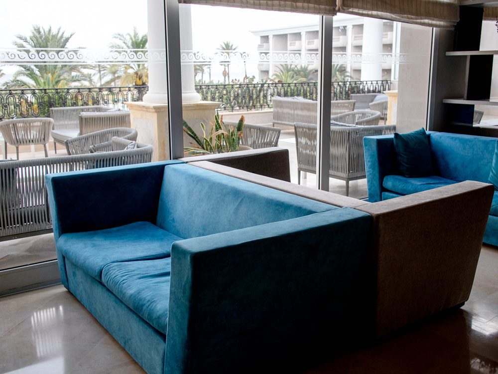 The Elegant VIP Suites at The Royal Thalassa Monastir 25 a couch and chairs in a room