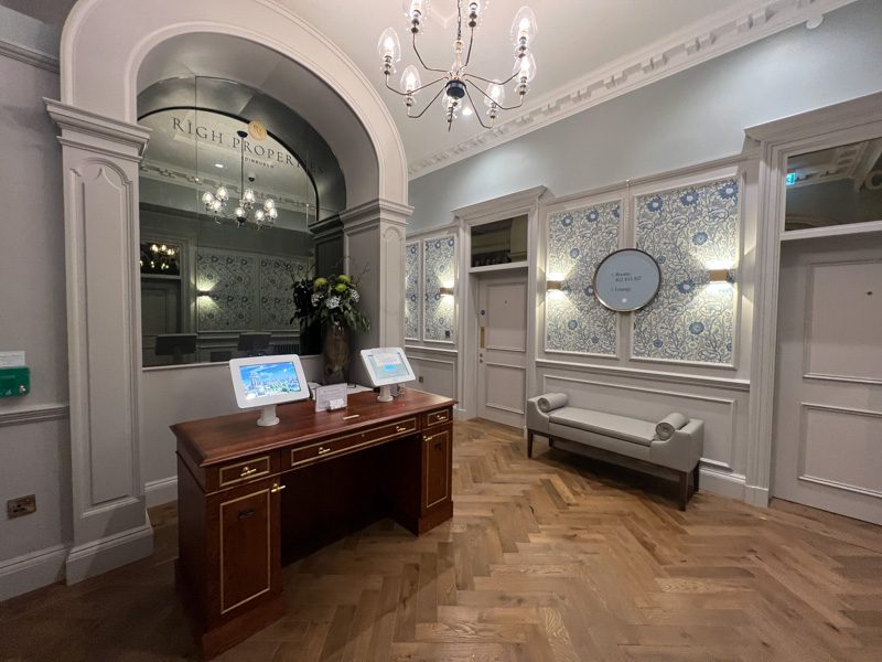 Staying at the Luxury RÌGH Residences, Edinburgh (2024) 3 Self-check at the RiGH Residences
