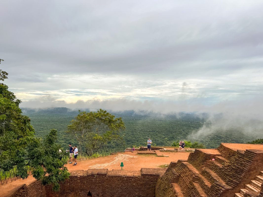 Climbing The Amazing Lion Rock In Sigiriya: The Ultimate Guide (2025) 14 View of the top of the stairs up to the plateau