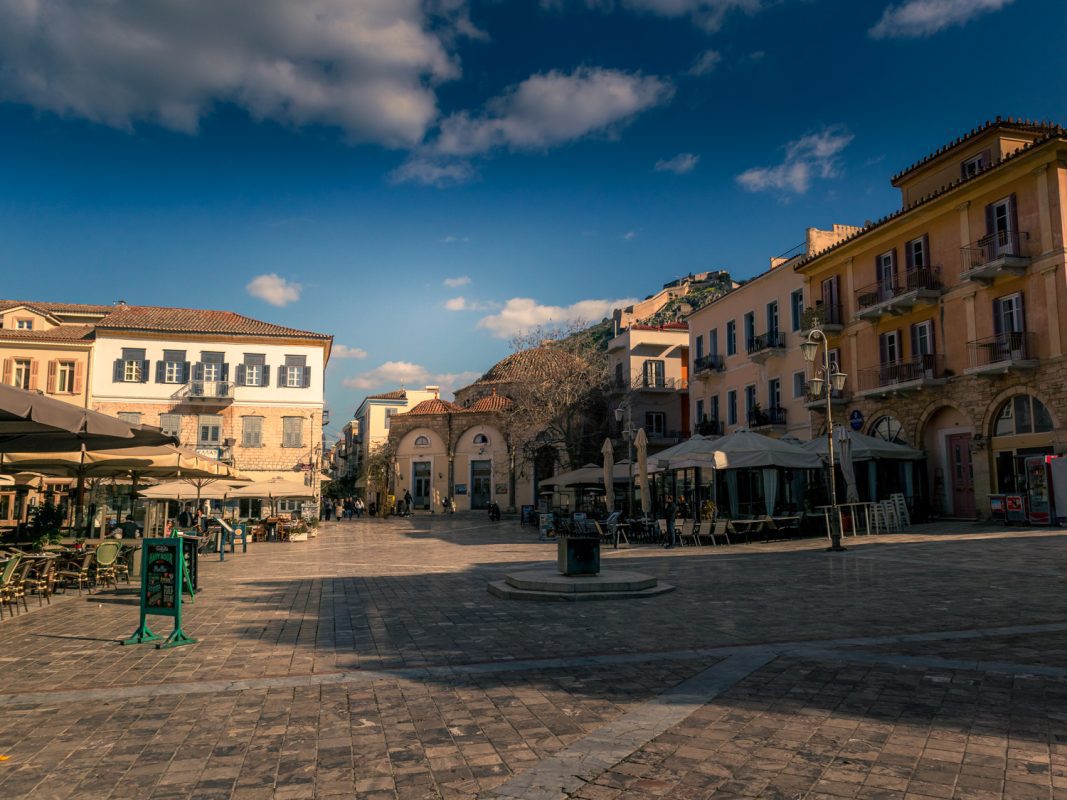 Things to do in Loutraki, Greece - a Seaside Escape in the Peloponnese 19 Napfoli Square one of the day trips from Loutraki
