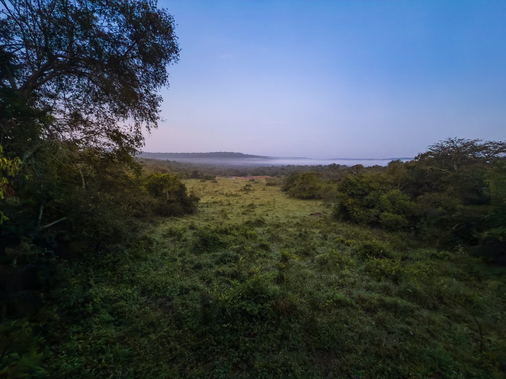 View down to the Waterhole