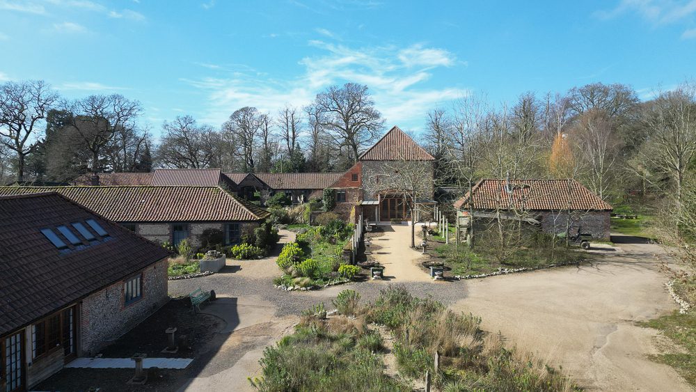 the barn at West Lexham Estate