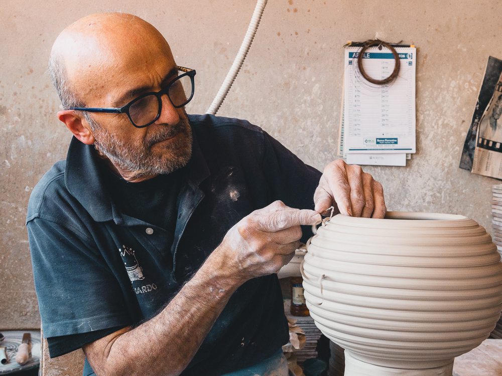 Artisans of Tuscany: Discover Traditional Crafts & Hidden Experiences 14 pot getting its finishing external design