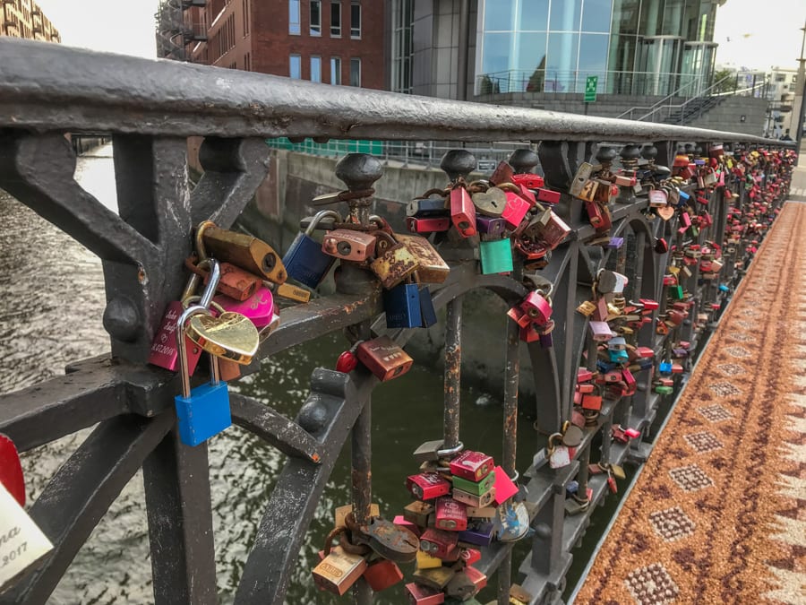 Enjoy An Amazing 48 Hours In Hamburg - What To Do With Your Time 2 Keys on the bridge