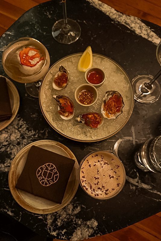 The Best Restaurants In Mexico City That Aren’t In The Usual Food Guides 10 Cocktails and oysters on a table